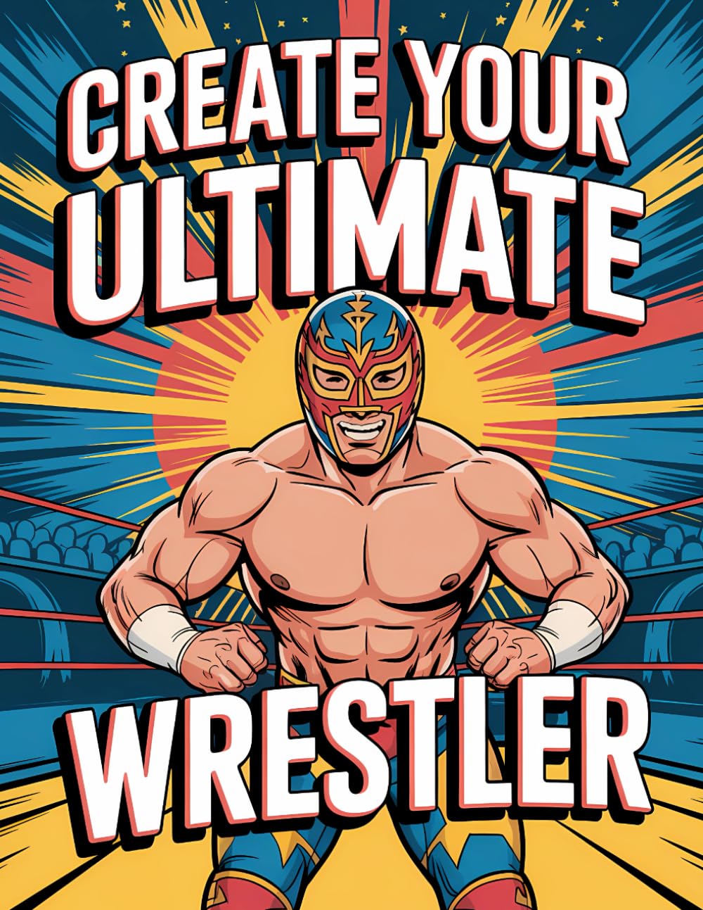 Create Your Ultimate Wrestler: A Fun Wrestling Coloring and Activity Book for Kids, Teens and Adults