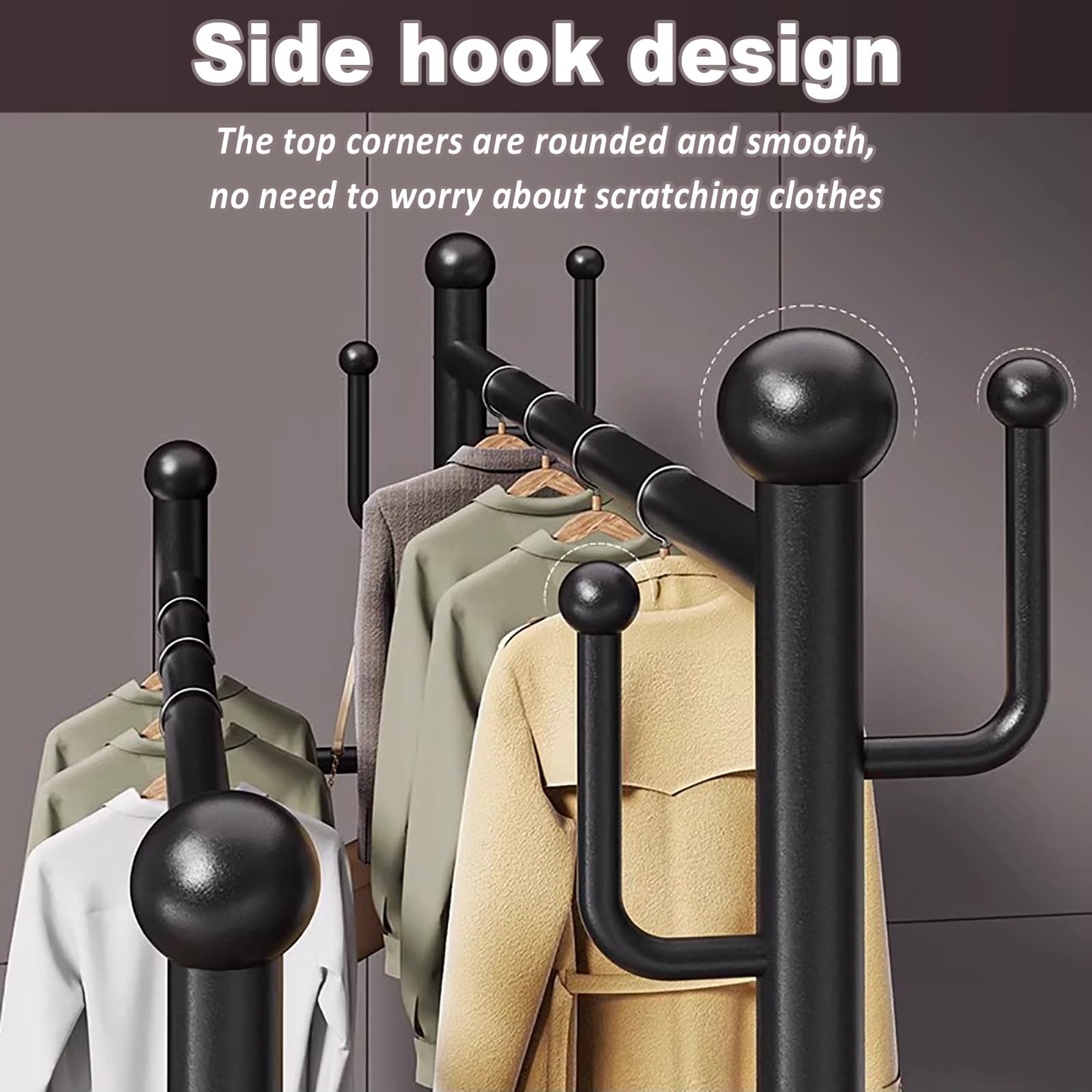 Colgador - Appendiabiti a rullo dorato per appendere vestiti, 80 cm, perfetto per armadi e decorazioni per la casa moderna