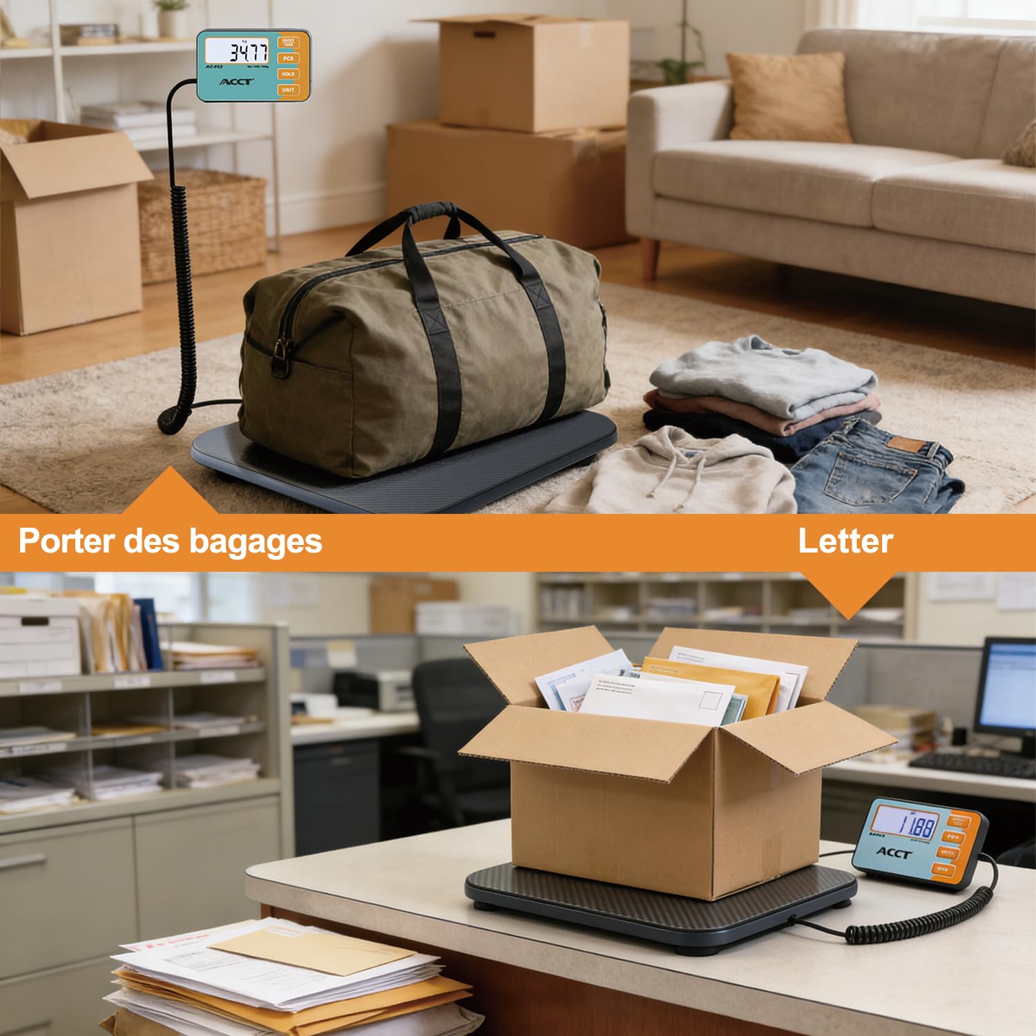 Balance postale numérique 200 kg pour colis courrier entrepôts