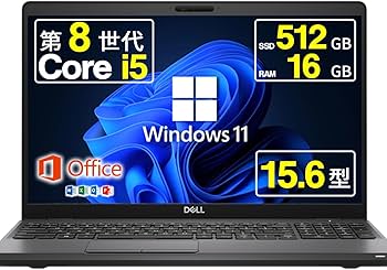 11世代Dell LatitudeノートPC デルCorei5/16GBフルHD Amazon.co.jp: 【整備済み品】 デル Latitude 5500 ノートパソコン