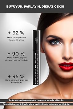 Kaş ve Kirpik Bakım Serumu, Besleyici ve Güçlendirici 8 ML (Kolajen, Keratin, Biotin)