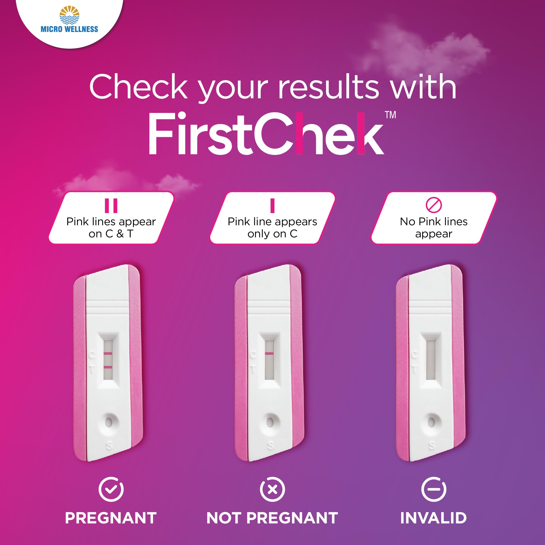 FirstChek -Pregnancy Test Kit | Single Use |Don't Stress...FirstChek | 99% Accuracy | Quick Results in 3–5 Minutes | Easy to Use | Early Detection | Trustworthy Results | Pack of 8 - Image 8 thumbnail