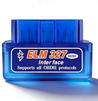 ELM327 OBDII Car Auto Diagnostic Scanner, Professional ELM327 Bluetooth Failure Detector Scan Diagnostic Tool, Mini Wireless OBD2 Engine Fault Code Reader for Android Windows