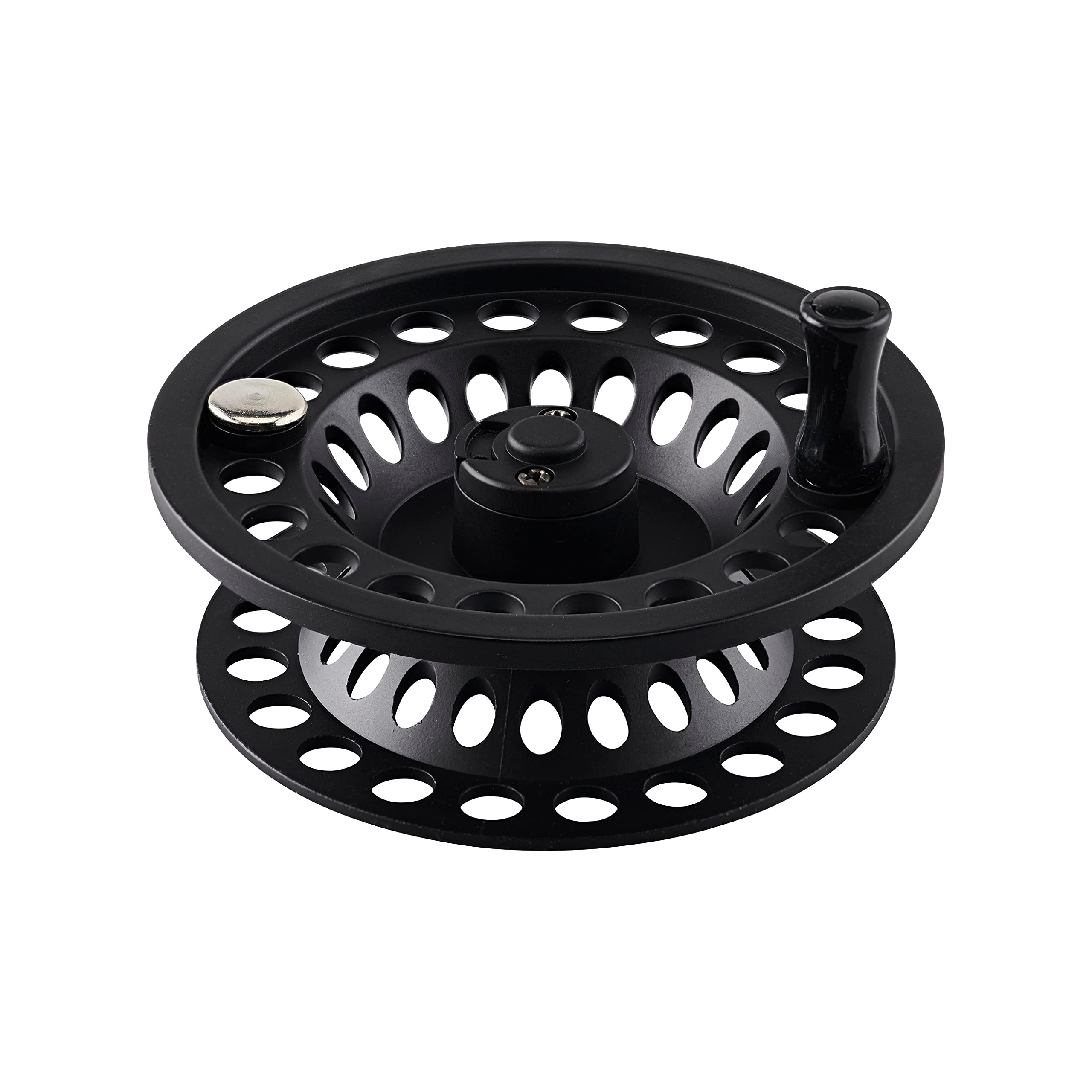 Shakespeare Cedar Canyon Premier Fly Reel - Moulinet de pêche à la Mouche léger et Durable avec roulement récupération Convertible pour droitier ou gaucher - 2 Options Disponibles