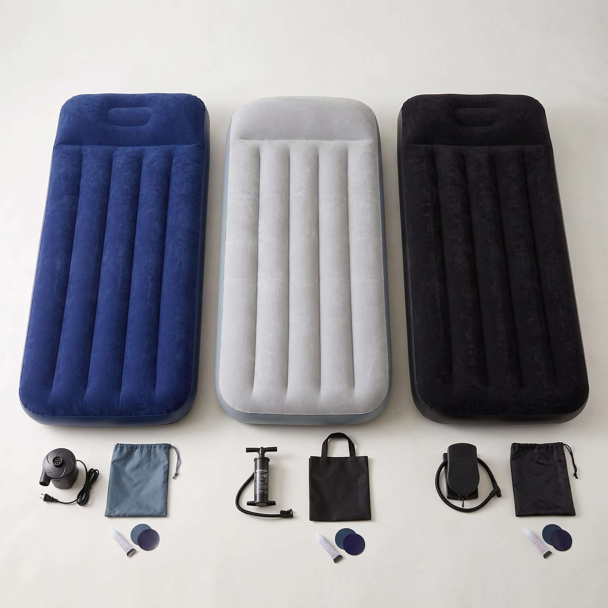 Colchón Hinchable para Camping y Cama Auxiliar con Bomba