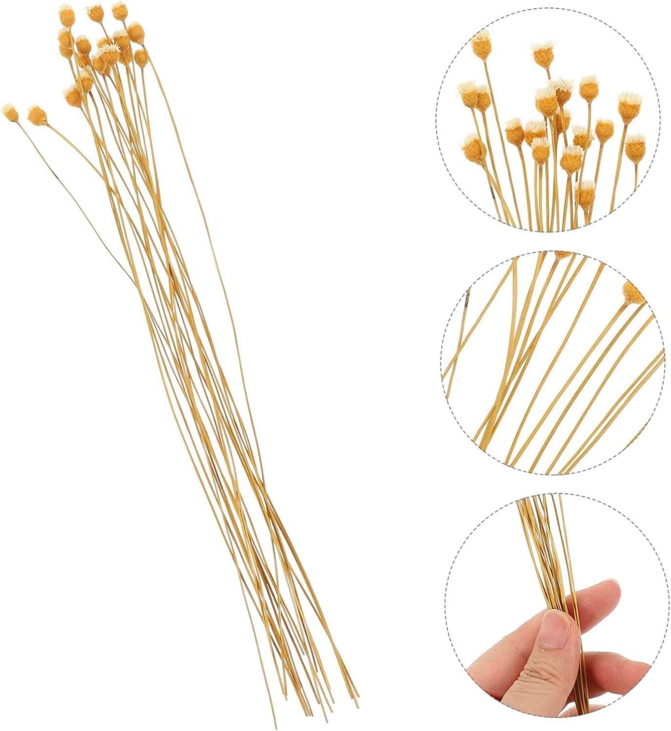 Cabilock 20pcs Reed Diffuser Sticks Wooden Aroma Accessory Flower Designed