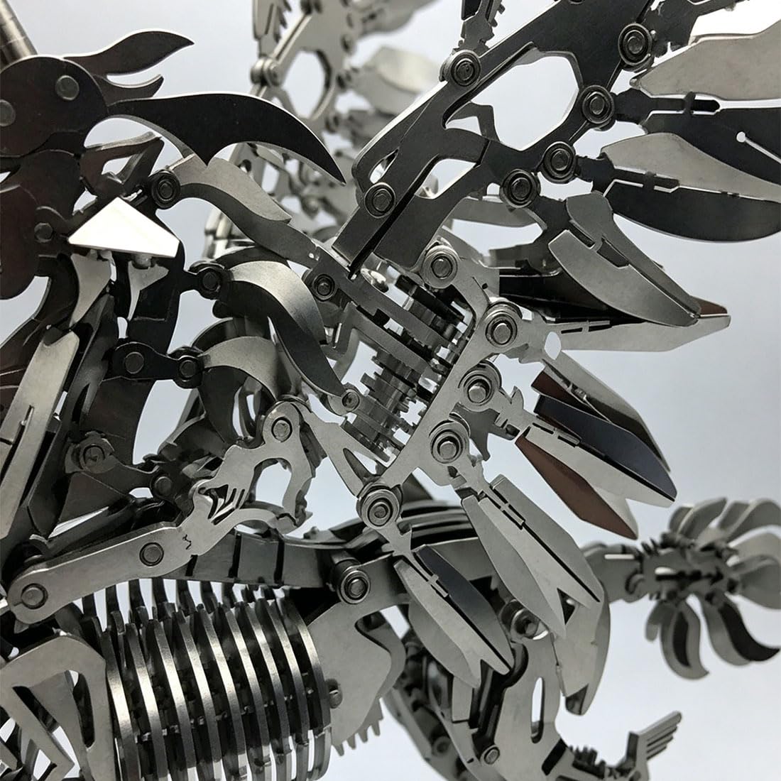 Rompecabezas de metal 3D, kit de modelo de caballo mítico mecánico, 559 piezas de criatura steampunk, rompecabezas de montaje DIY con detalles móviles, ideal para cumpleaños, día del padre y Navidad