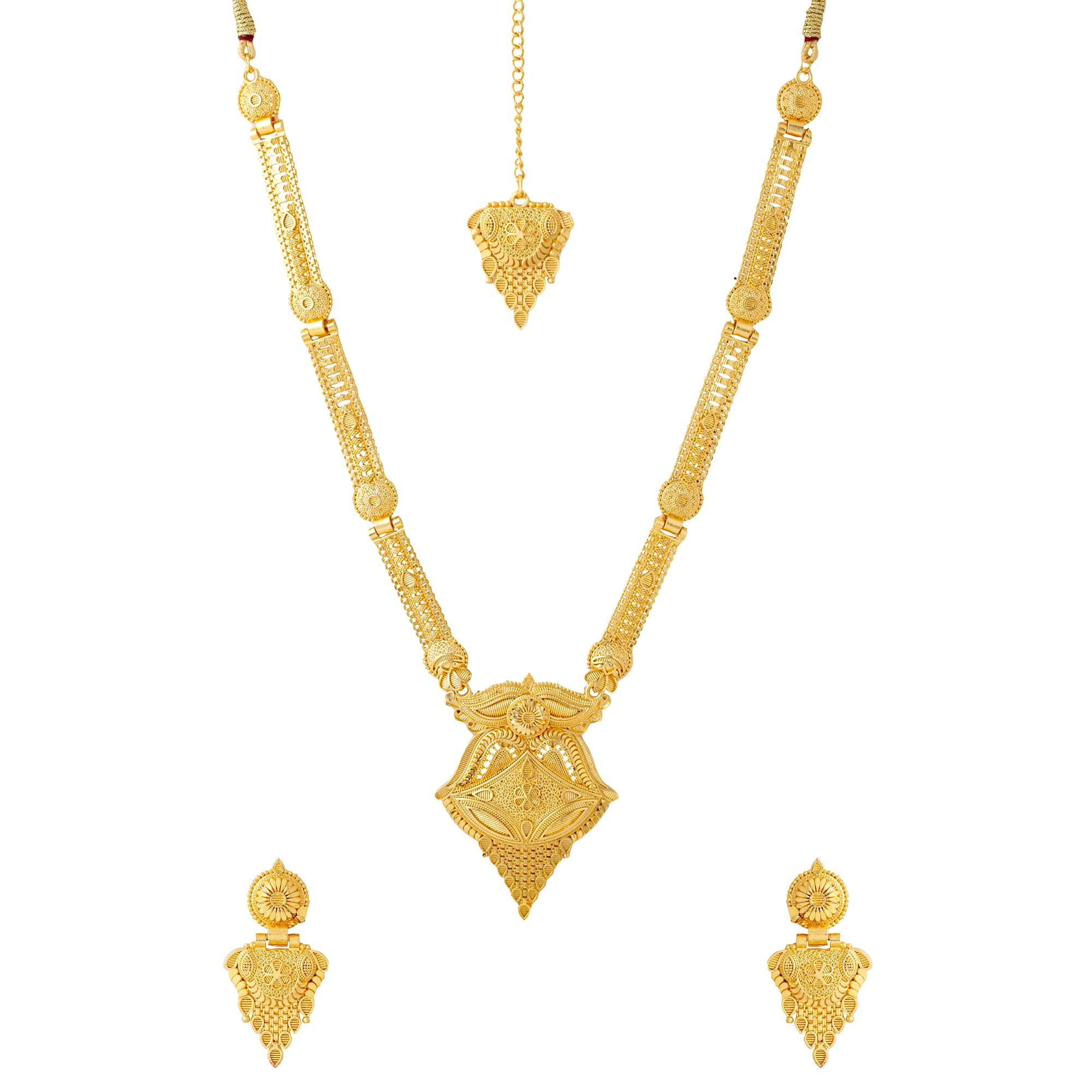 Yellow Chimes Jewellery Set for Women and Girls One Gram Gold Jewellery Set for Women Gold Plated Necklace Set Long Haram Jewellery Set | Birthday Gift for Girls & Women Anniversary Gift for Wife (B0CDBL945V) Amazon Price History, Amazon Price Tracker