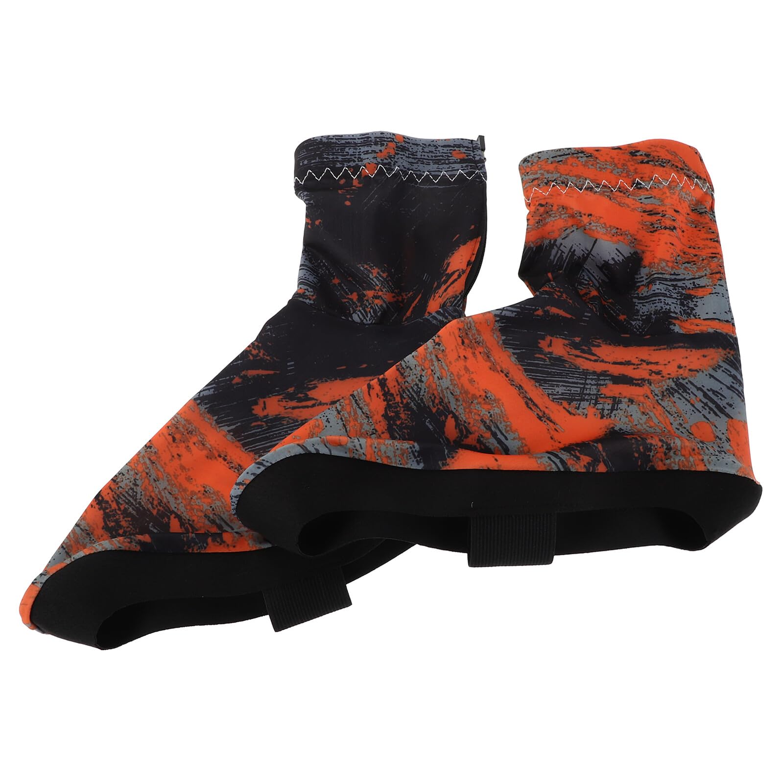 ULTECHNOVO Guêtres de Randonnée Légères et Respirantes Orange L, Couvre-Chaussures Imperméable Anti-Sable Unisexes, Protection Extérieure pour Marche, Trekking Désert et Cyclisme