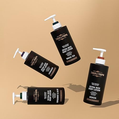 Miniatura 8 de Loción corporal perfumada para mujeres, hidratante calmante con manteca de karité, ceramidas y pantenol para calmar y reconfortar la piel seca, apta