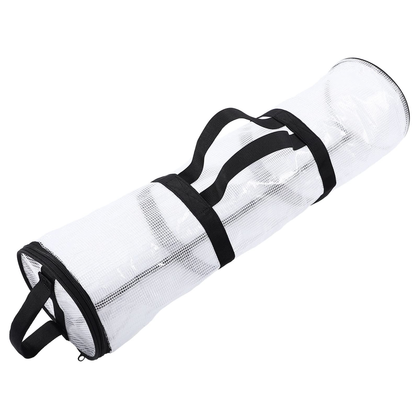 HOMOCONO under Bed Wrapping Paper Storage Bag Transparent Holiday Wrap Organizer for Prevents Creasing Fits Closet Furniture Christmas Wrapping Storage