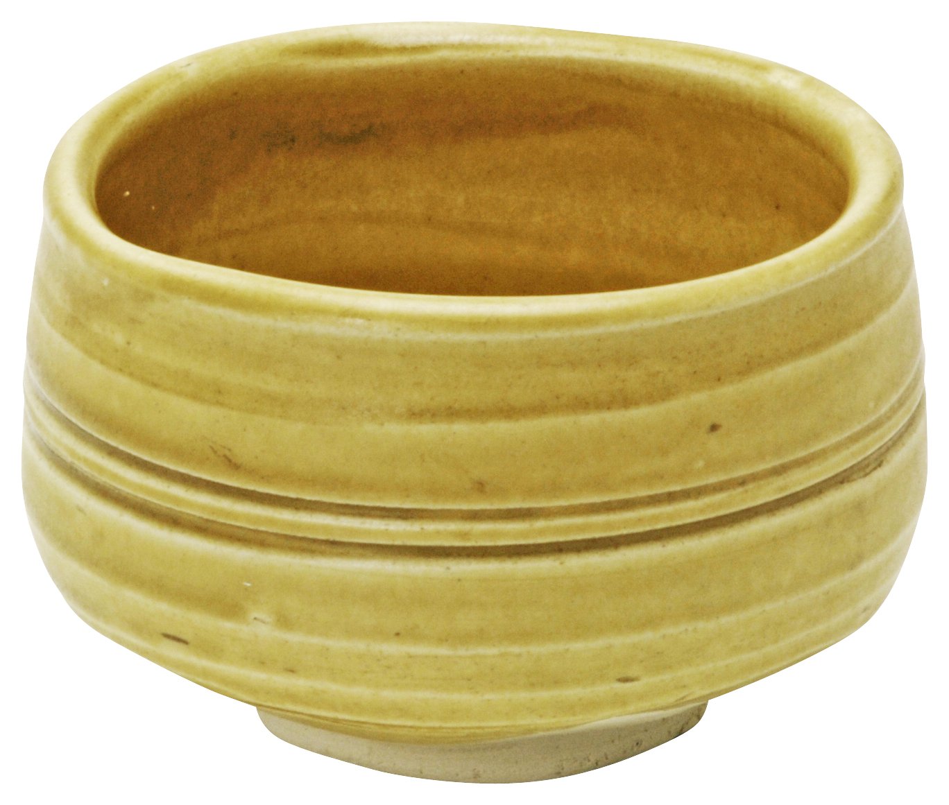 Amazon｜美濃焼 抹茶碗 半筒形 茶碗 黄瀬戸 日本製 135997｜抹茶