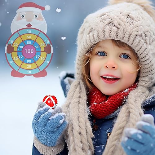 Miniatura 5 de Tablero de dardos grande de 30 pulgadas para niños, el mejor regalo de festival para niños y niñas