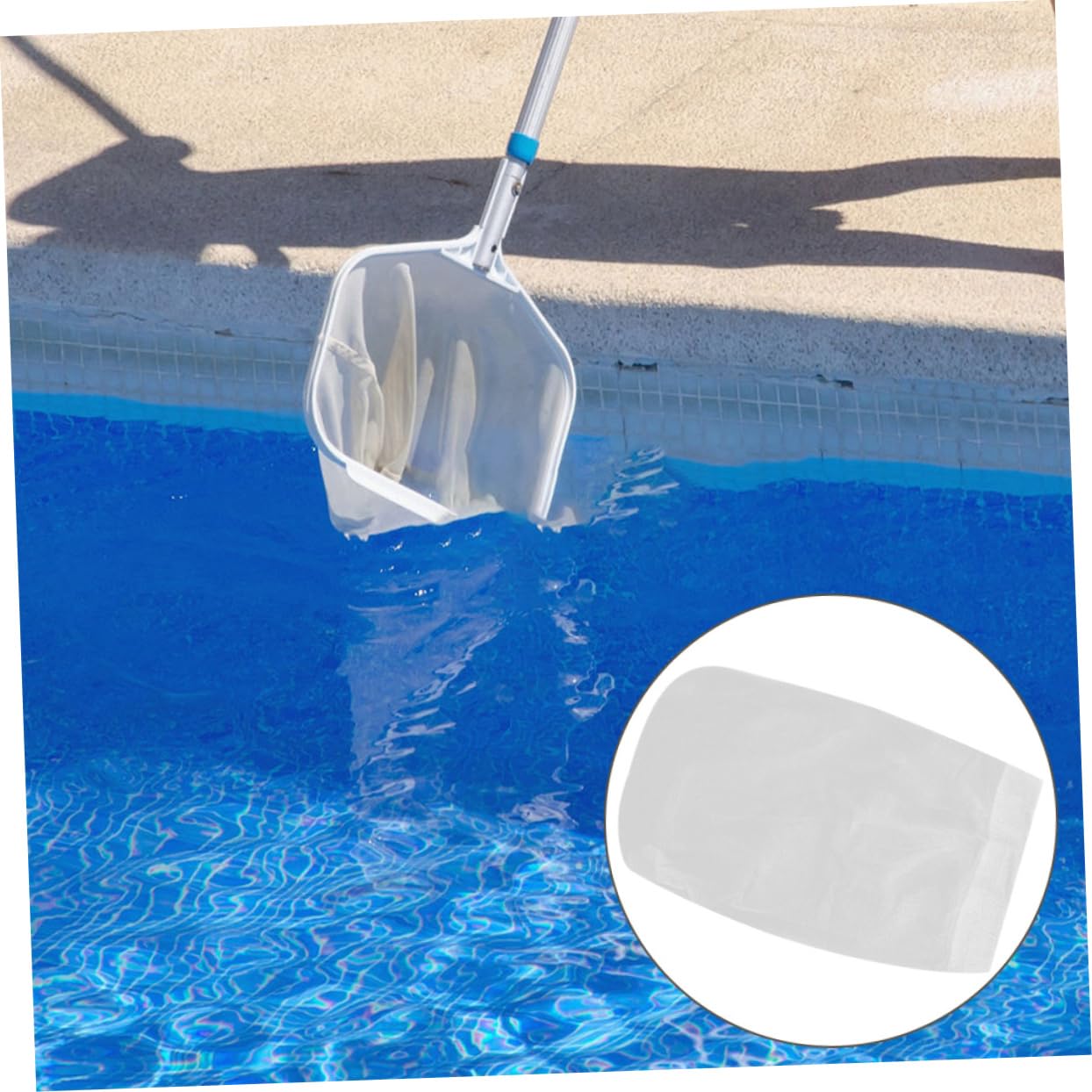 HANABASS 120piezas Calcetines De Filtración para Filtros De para Skimmer De Limpieza De Agua Protección contra Residuos y Suciedad