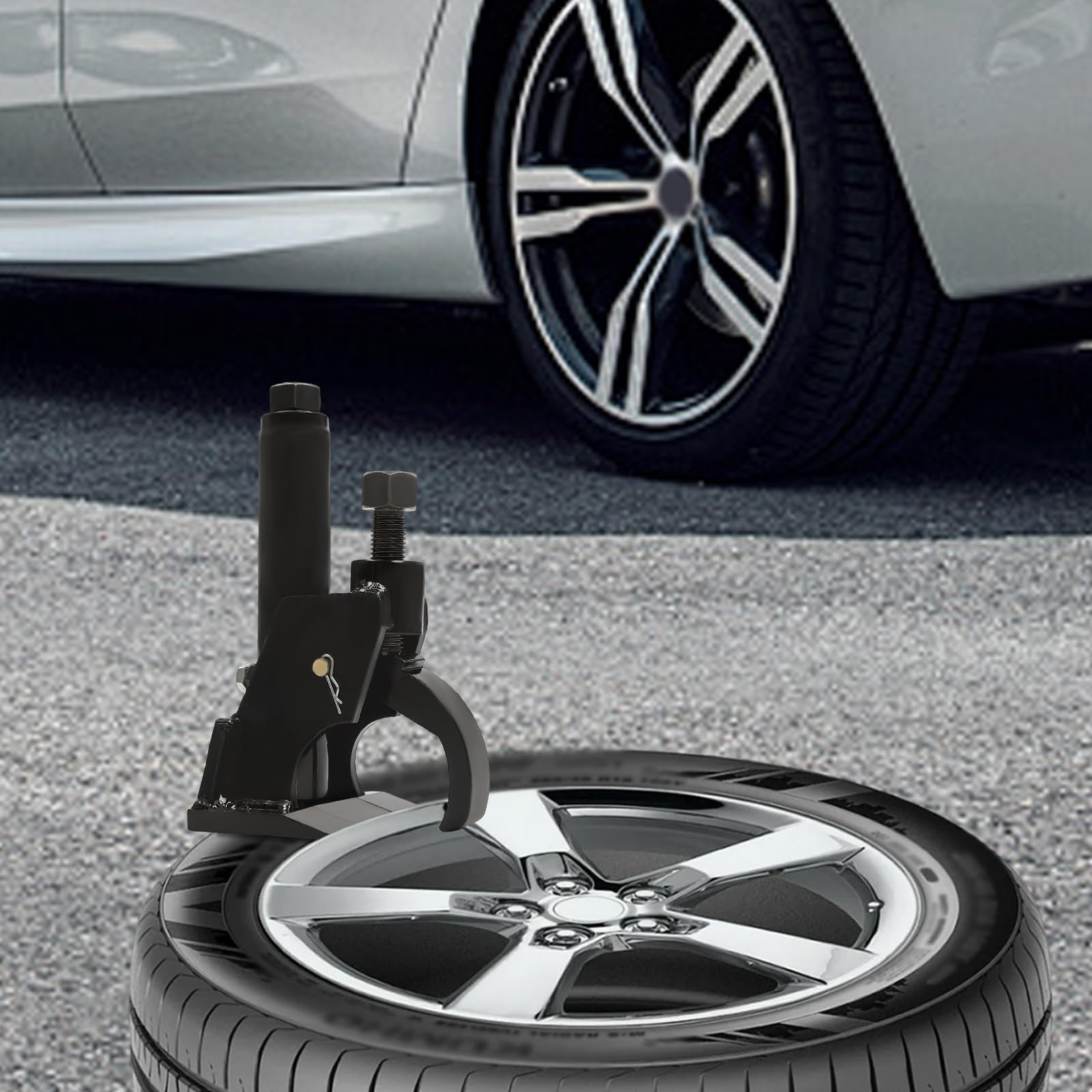 RTUSUML Manual Tire Bead Breaker, Adjustable Hammer Tires Changer, Fits Tires up to 10-21 inch
