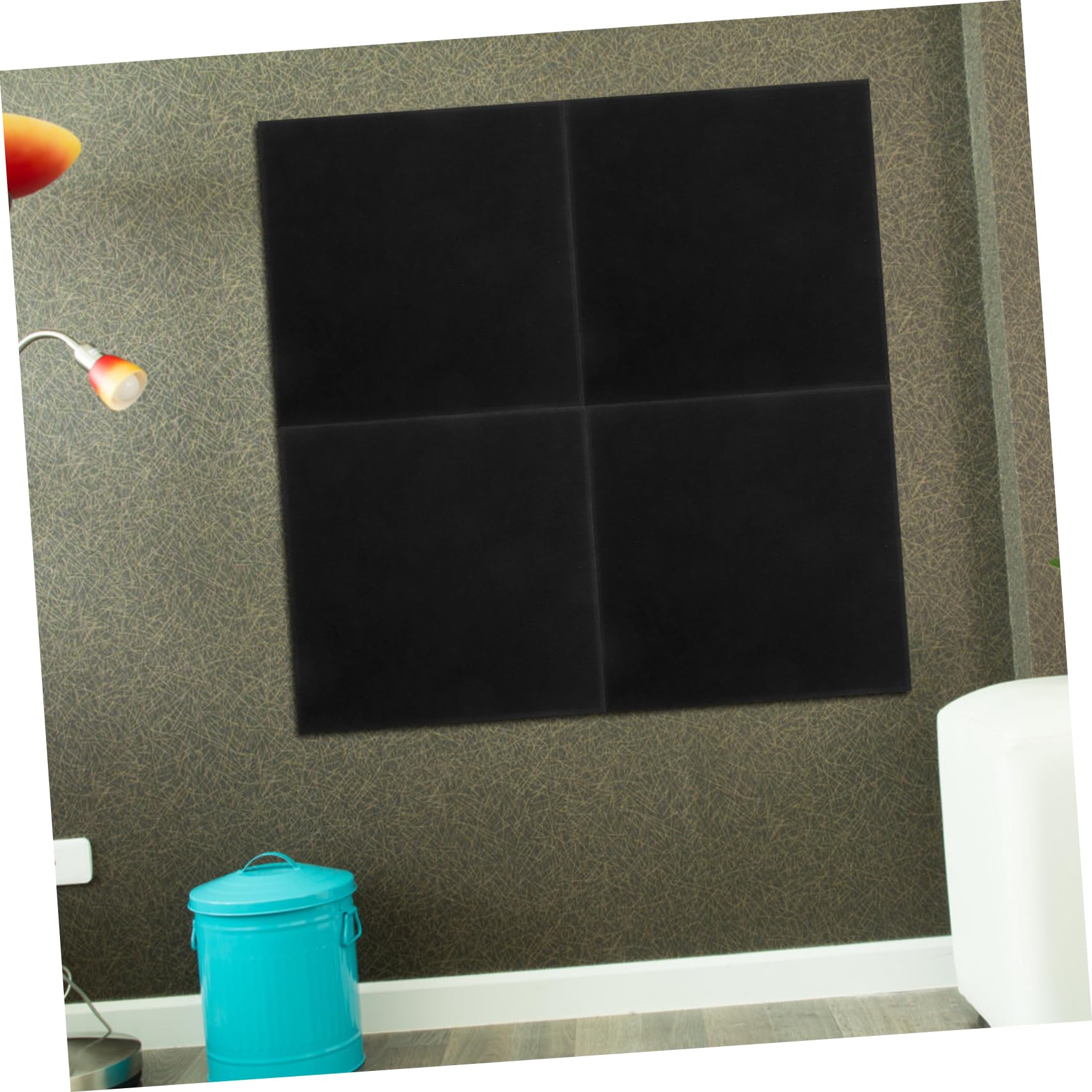Paneles Insonorizados Autoadhesivos 12 Piezas Tablero para Pared