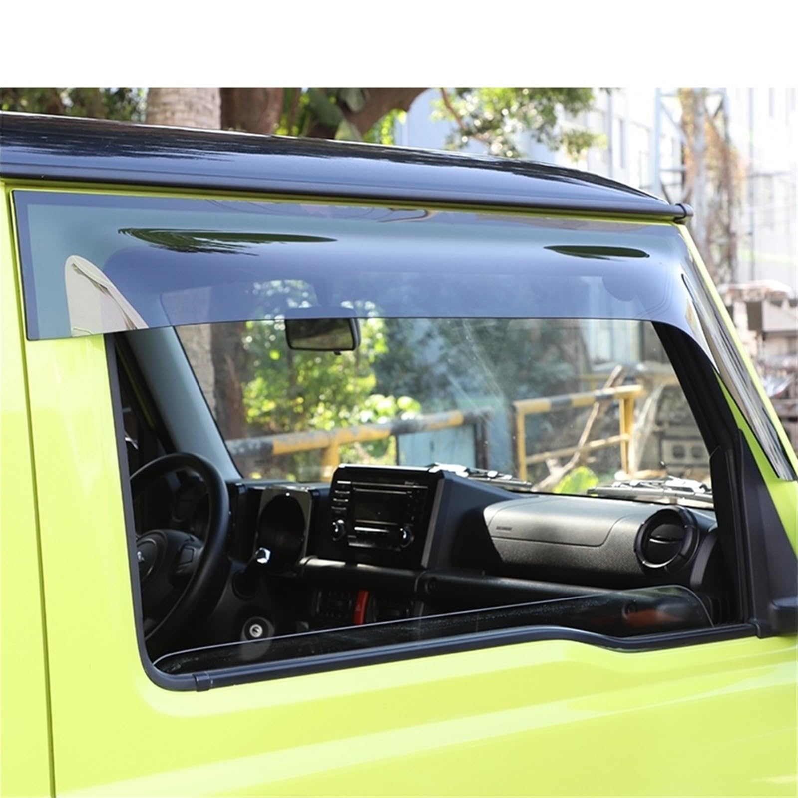 Deflektor wiatru okna Osłona przeciwsłoneczna na szybę samochodu Pasuje do Suzuki Jimny 2019-2025, akcesoria ochronne