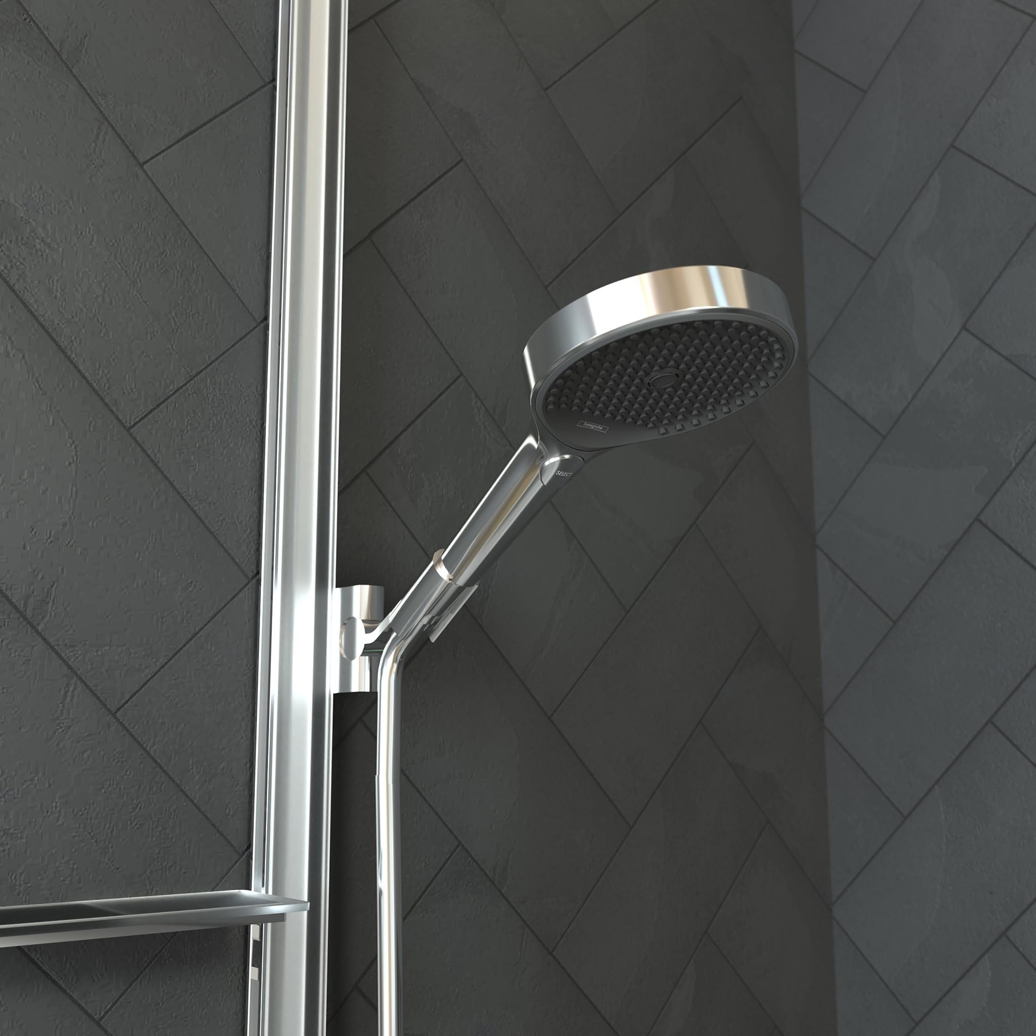 hansgrohe Unica Drążek prysznicowy E 90 cm z wężem chrom, 27640000