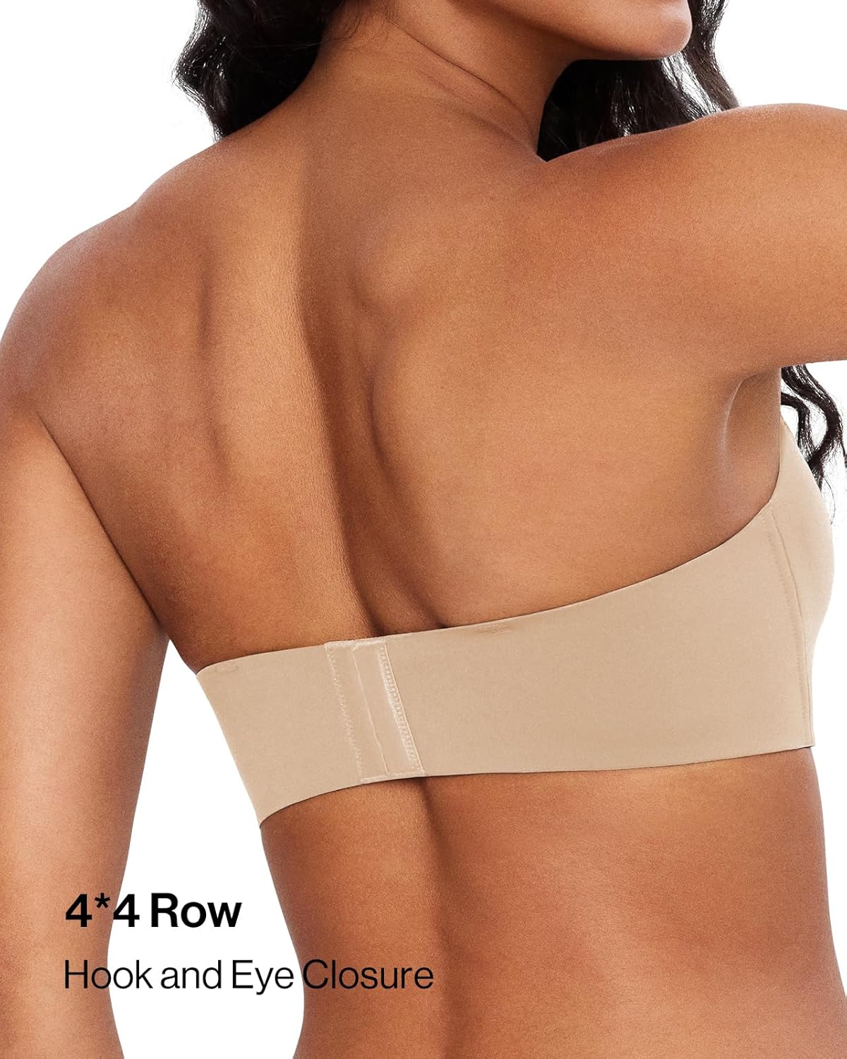 Ubras Push Up Strapless Bras for Women, Non-Slip Flexi Wire Bras 3D Molded Cup, Seamless Comfortable Bra - Image 2