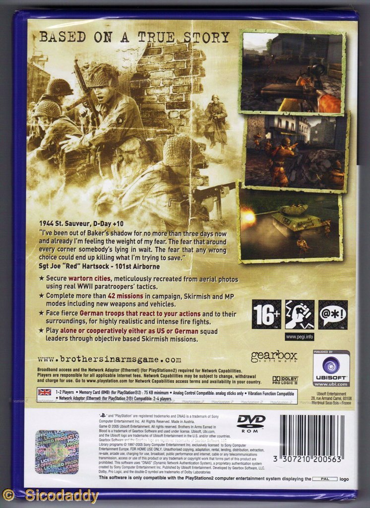 Amazon.com: Brothers In Arms: Earned In Blood (PS2) : Video