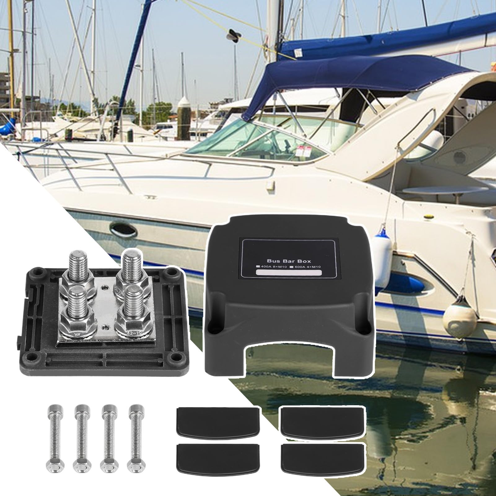 Blocco Distributore Energetico Morsettiera A Barra Per Batteria Marina 48V