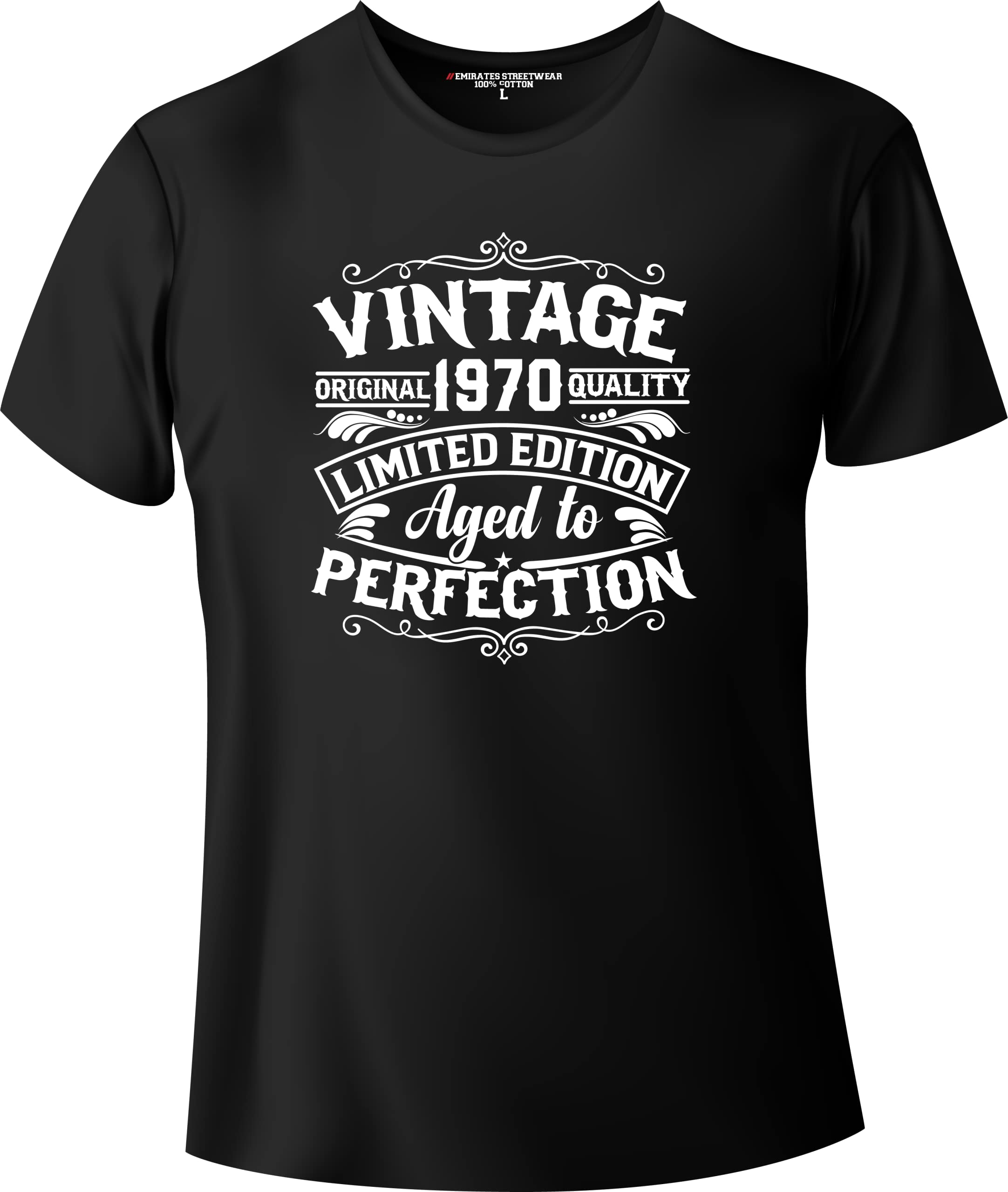 Emirates StreetwearAged To Perfection 1970 - Unisex Birthday T-Shirt Men Women Tee