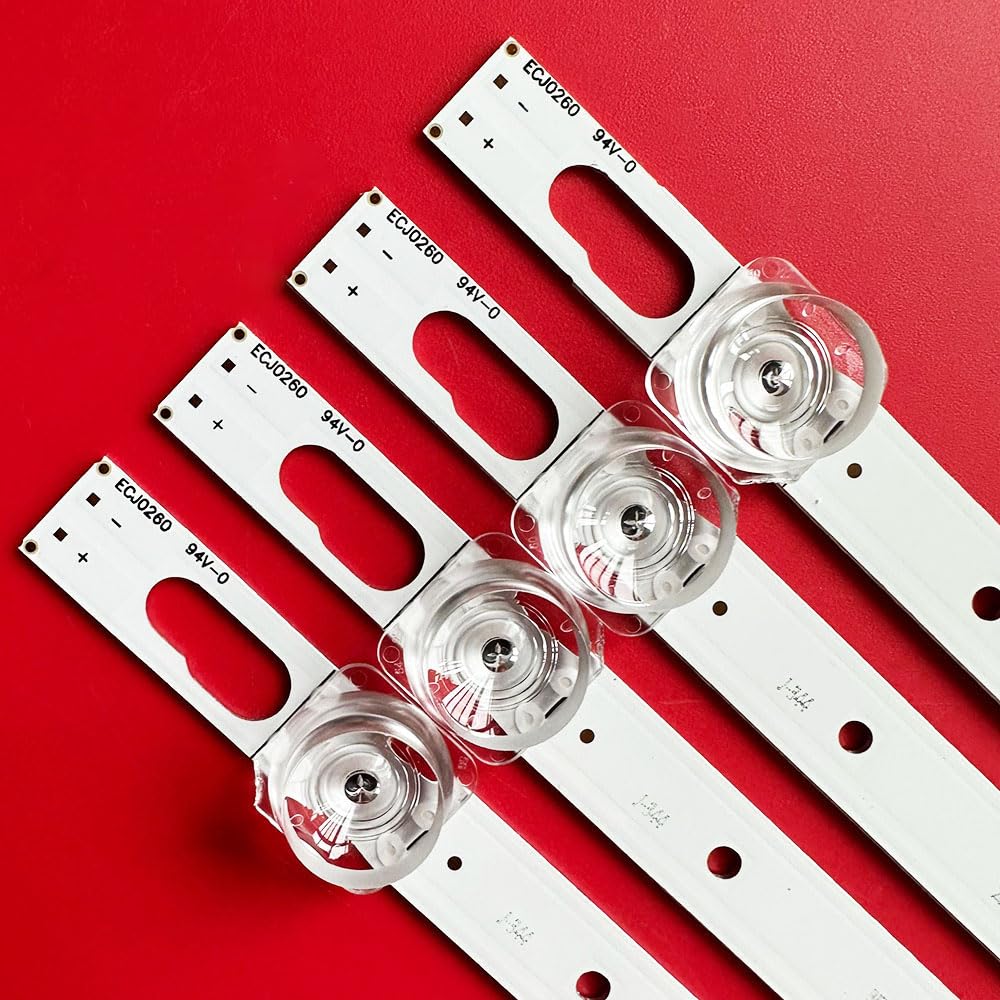 Ruban LED de 8/16 pièces compatible avec Samsung UN58TU700DF UE58AU7172 V0T7-580SMB-R0 V0T7-580SMA-R0 SVC580A23 UN58TU6900 UN58TU7000 UN58TU8000F(2 TV(1) 6 pièces))