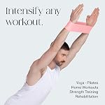 Bala Bands Resistance Bands for Women & Men - Elastic Exercise Bands for Working Out - Wrist, Ankle, Legs & Booty Bands - Workout Resistance Bands for Yoga, Pilates, Strength Training