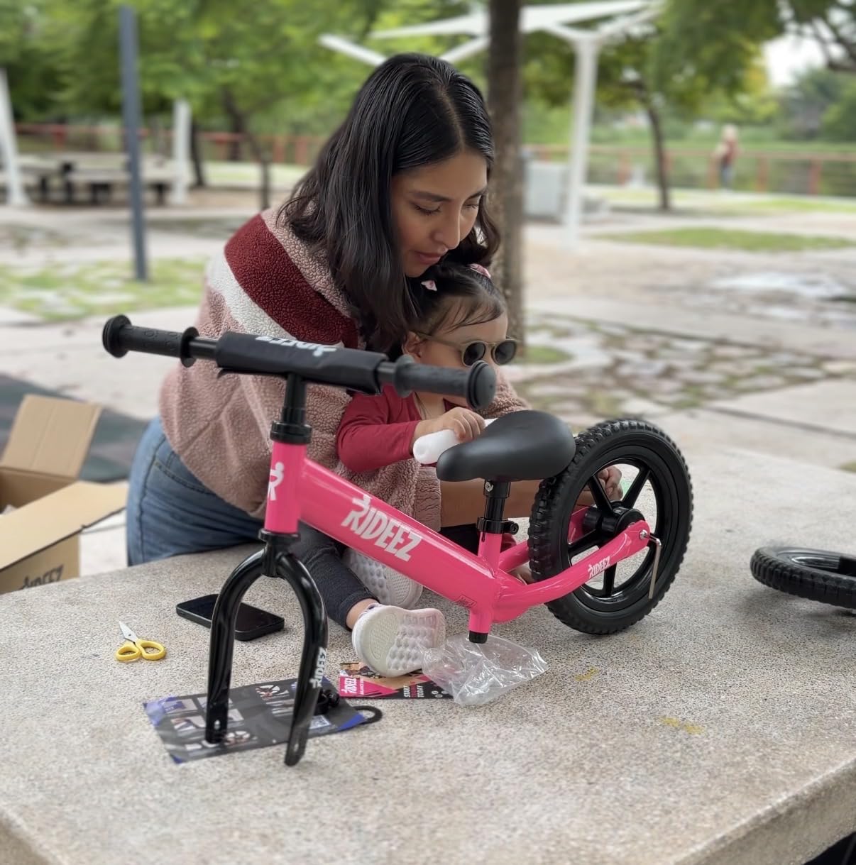 Bicicleta RIDEEZ utilizada por un comprador
