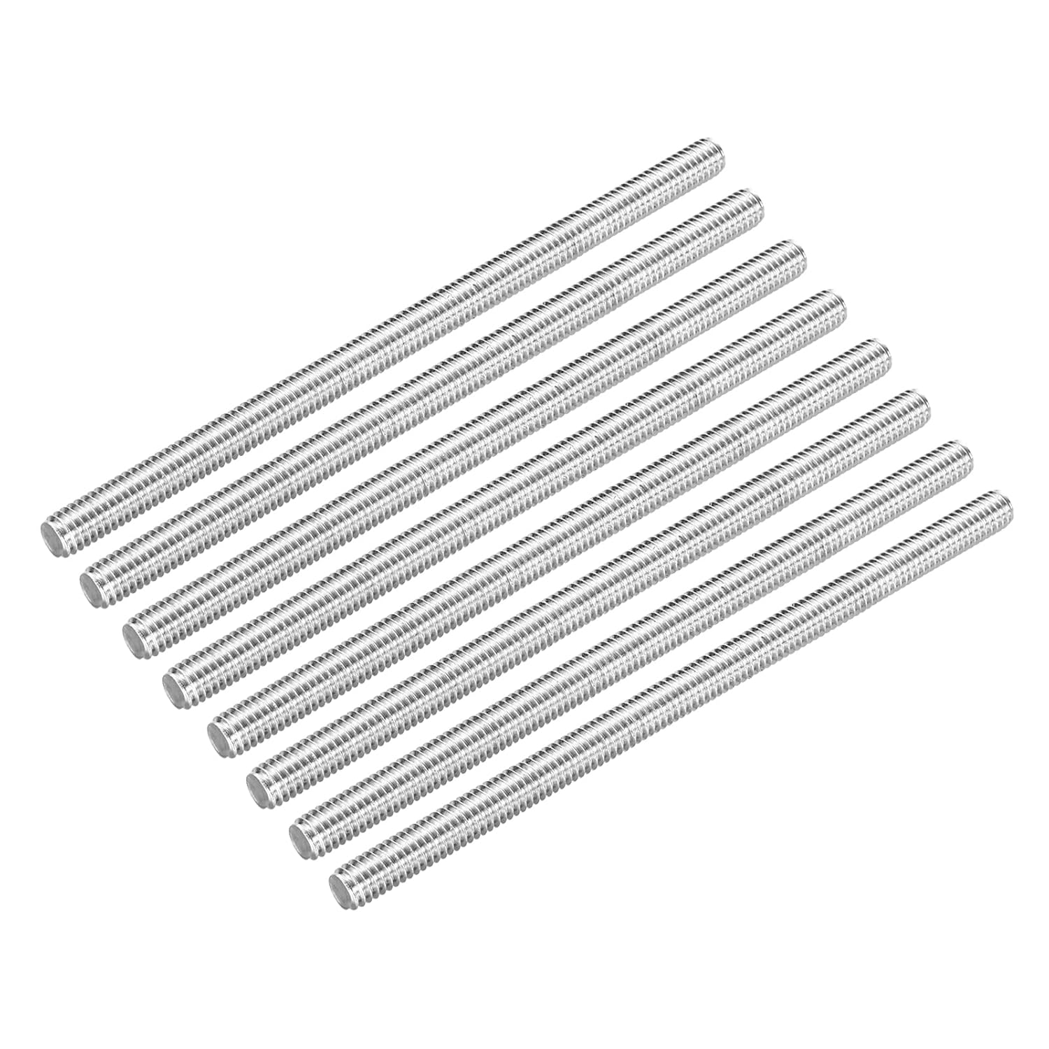 MECCANIXITY Fully Threaded Rod 5/16"-18 UNC Thread Pitch 304 Stainless Steel Right Hand Threaded Rods Bar Studs,15.75 inch 8 Pack