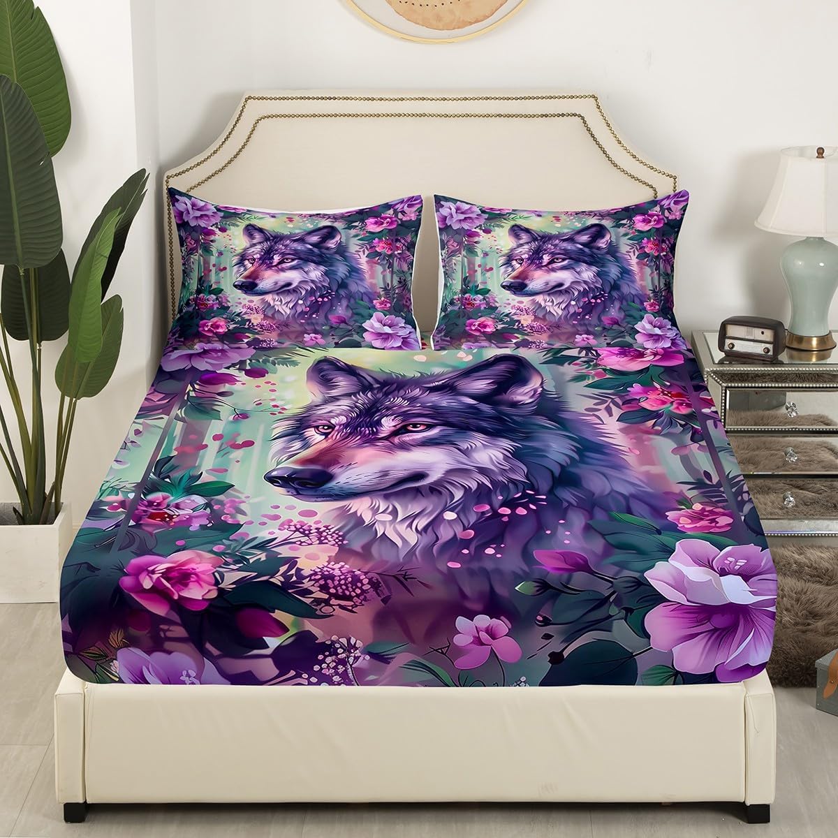 Cute Octopus Bedding Set Twin Size Navy and Blue Bed Set for Girls Teens Bedroom Decor Kids Underwater World Fitted Sheet Soft Microfiber Whale and Turtle Bed Cover(1 Fitted Sheet+1 Pillow Case)