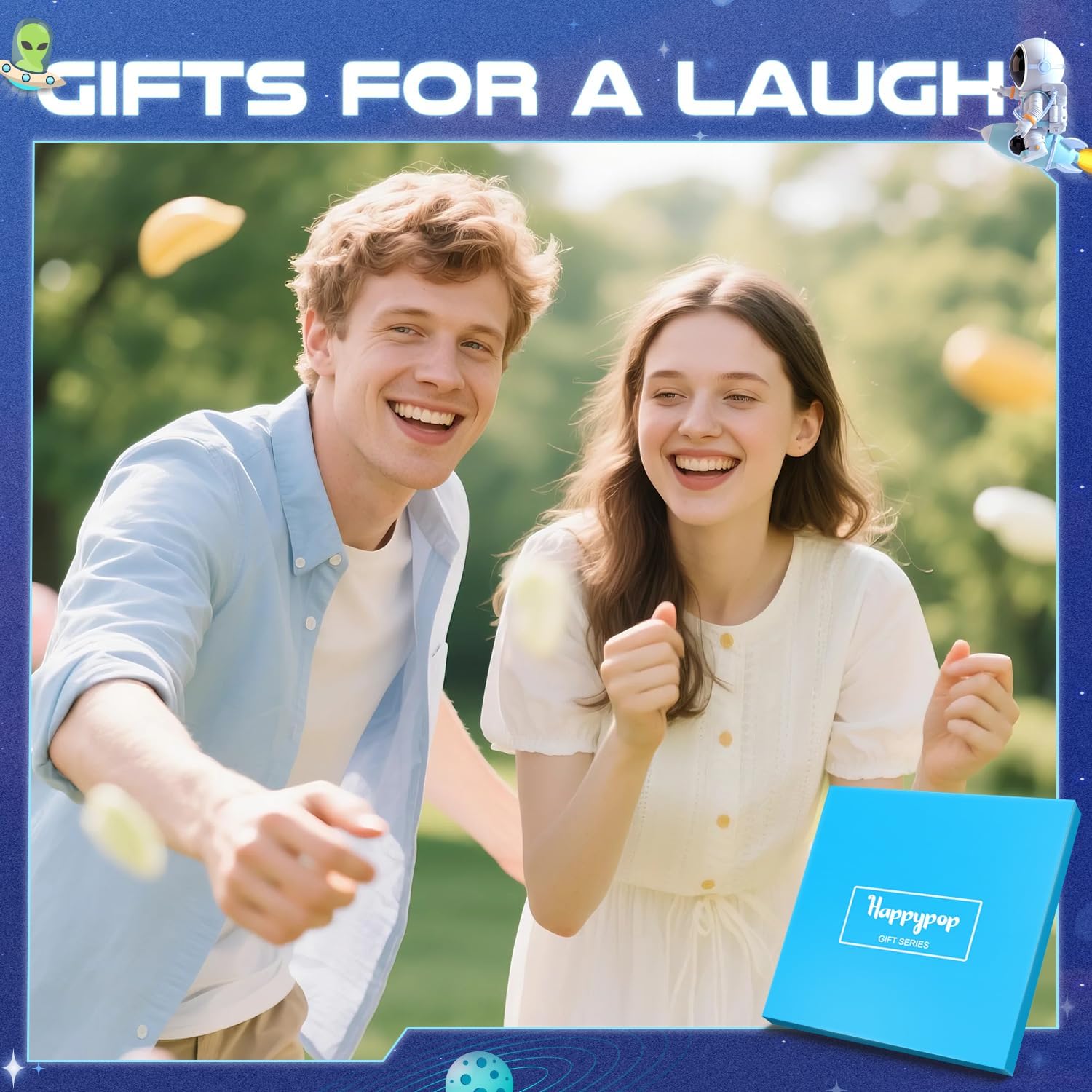 HAPPYPOP Funny Socks for Men Women - Fart Sarcastic Silly Socks, American Flag USA Gifts - Image 3