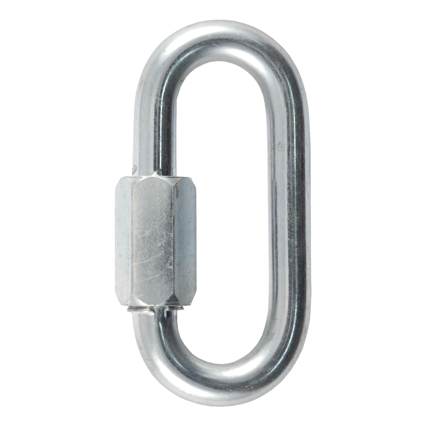CURT 82930 Threaded Quick Link Trailer Safety Chain Hook Carabiner Clip 3 8-Inch Diameter 11 000 lbs Break