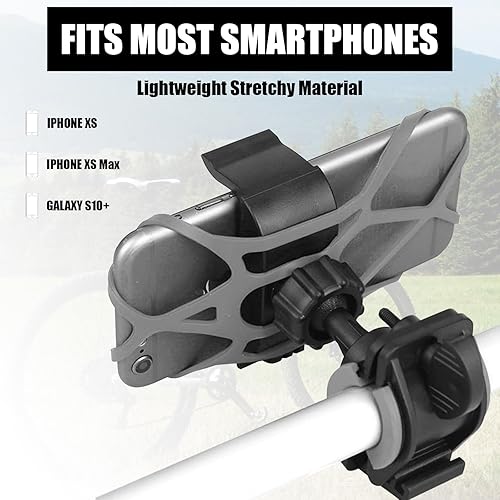 Miniatura 3 de 4 correas fijas para teléfono celular de automóvil, 3.93 x 2.36 pulgadas, soporte de navegación de silicona anticaídas, accesorios auxiliares de