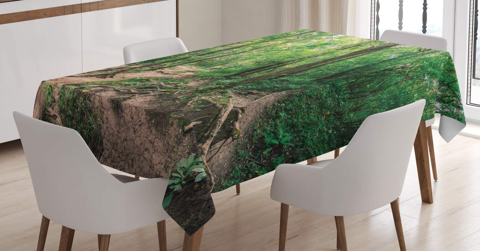 ABAKUHAUS Foresta Tovaglia, Woodland Animals, Rettangolare per