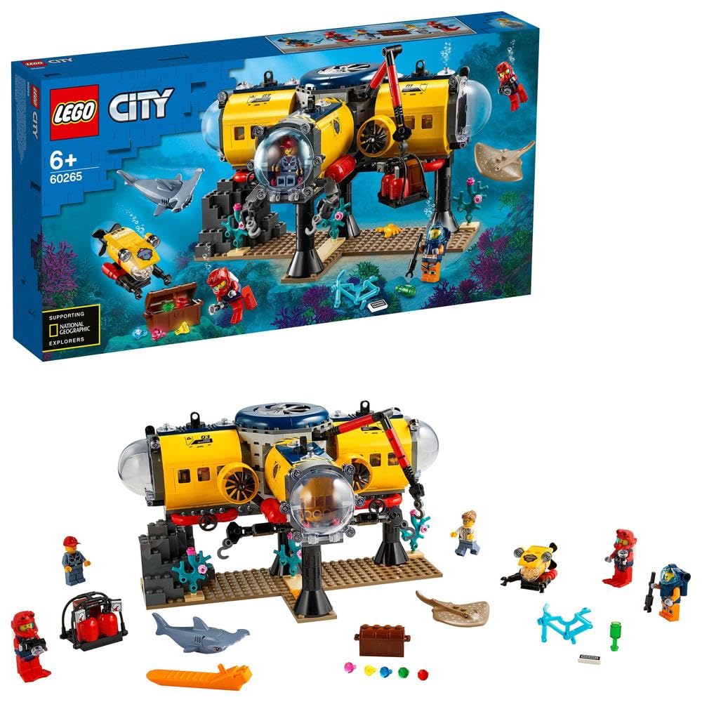 City Ocean Exploration Base 60265 Building Set (497 Pieces)