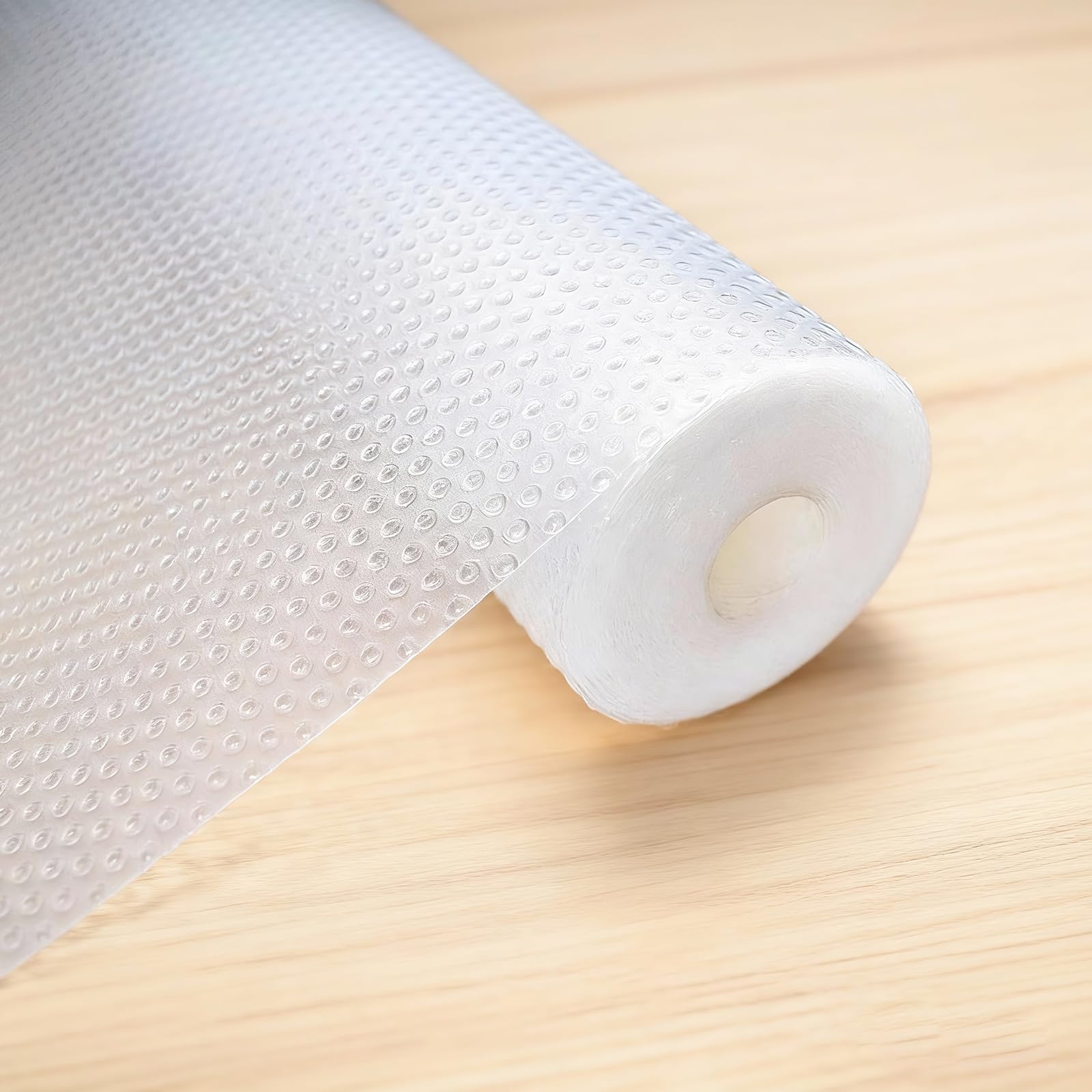 Schubladenmatte 60x500cm Eva Antirutschmatte Schubladen Matte | Zuschneidbar Kühlschrankmatten für Schubladen Regale Schrank Kühlschrank(Transparent)