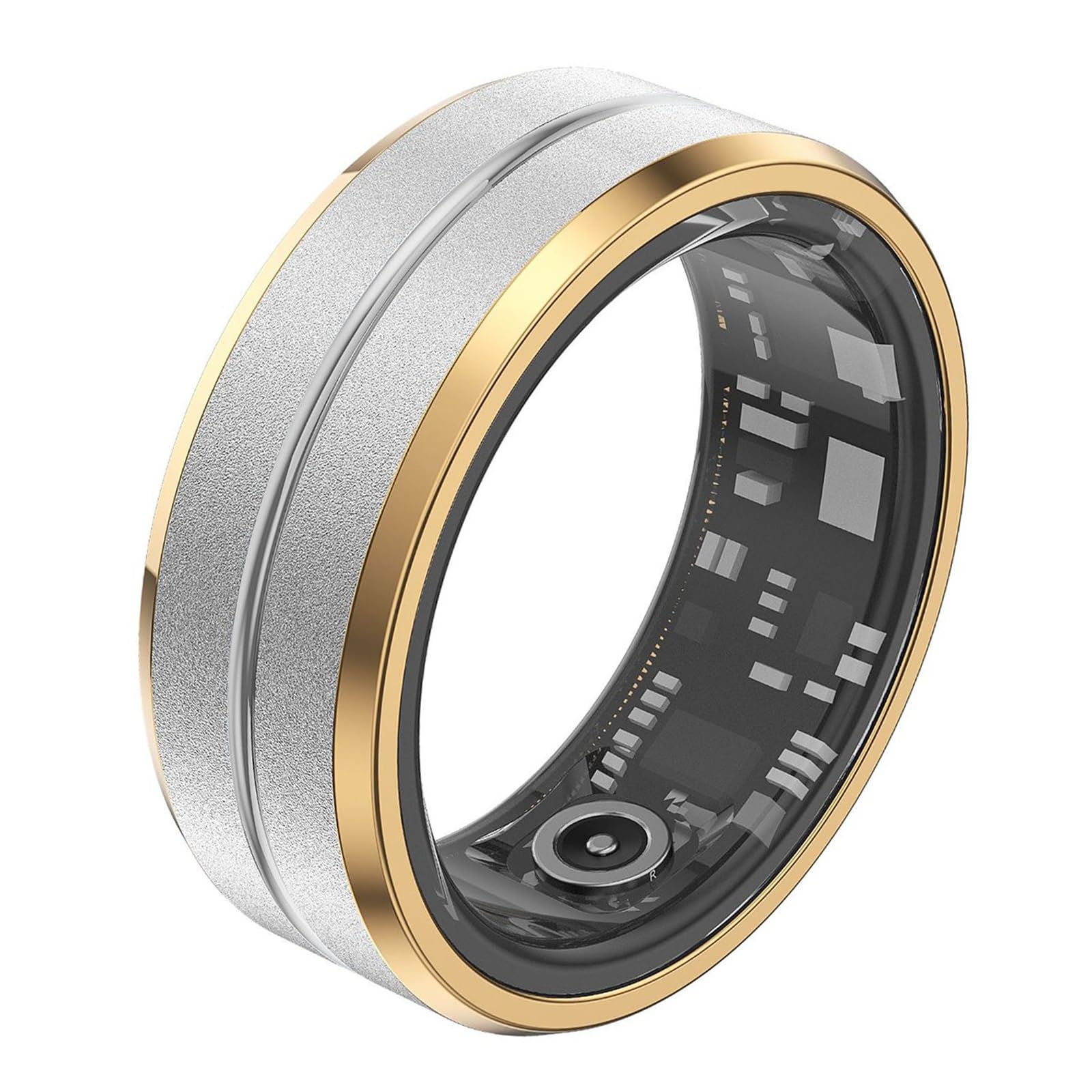 Anillos Inteligentes Hombres Y Mujeres, Smart Ring Health Tracker, Anillo De Seguimiento De Sueño, Anillos IP68 Impermeables Anillo Inteligente De Fitness, Rastreador De Actividad Física Podómetro ( S