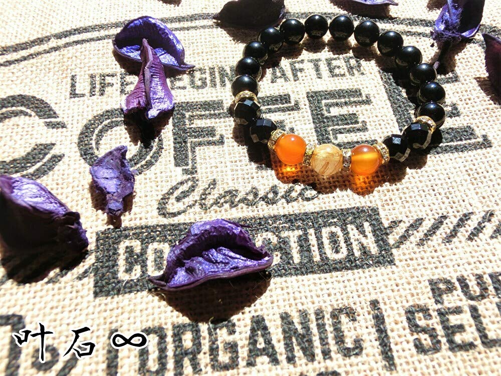 Amazon | 叶石【 恋愛運 】ゴールドルチルクォーツ カーネリアン  