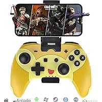 Vista 8 de Megadream Wireless Mobile Gaming Controller Gamepad for iPhone/Android/iPad/PC/Switch/PS4/iPad Joystick with Phone Holder, Supported Cloud Game