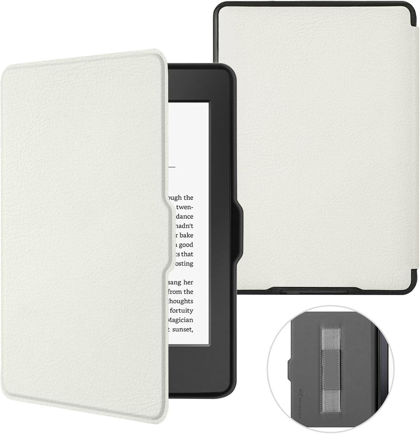 MOROCK Case for 6" Kindle Paperwhite 5th/6th/7th Gen. 2012-2017, White