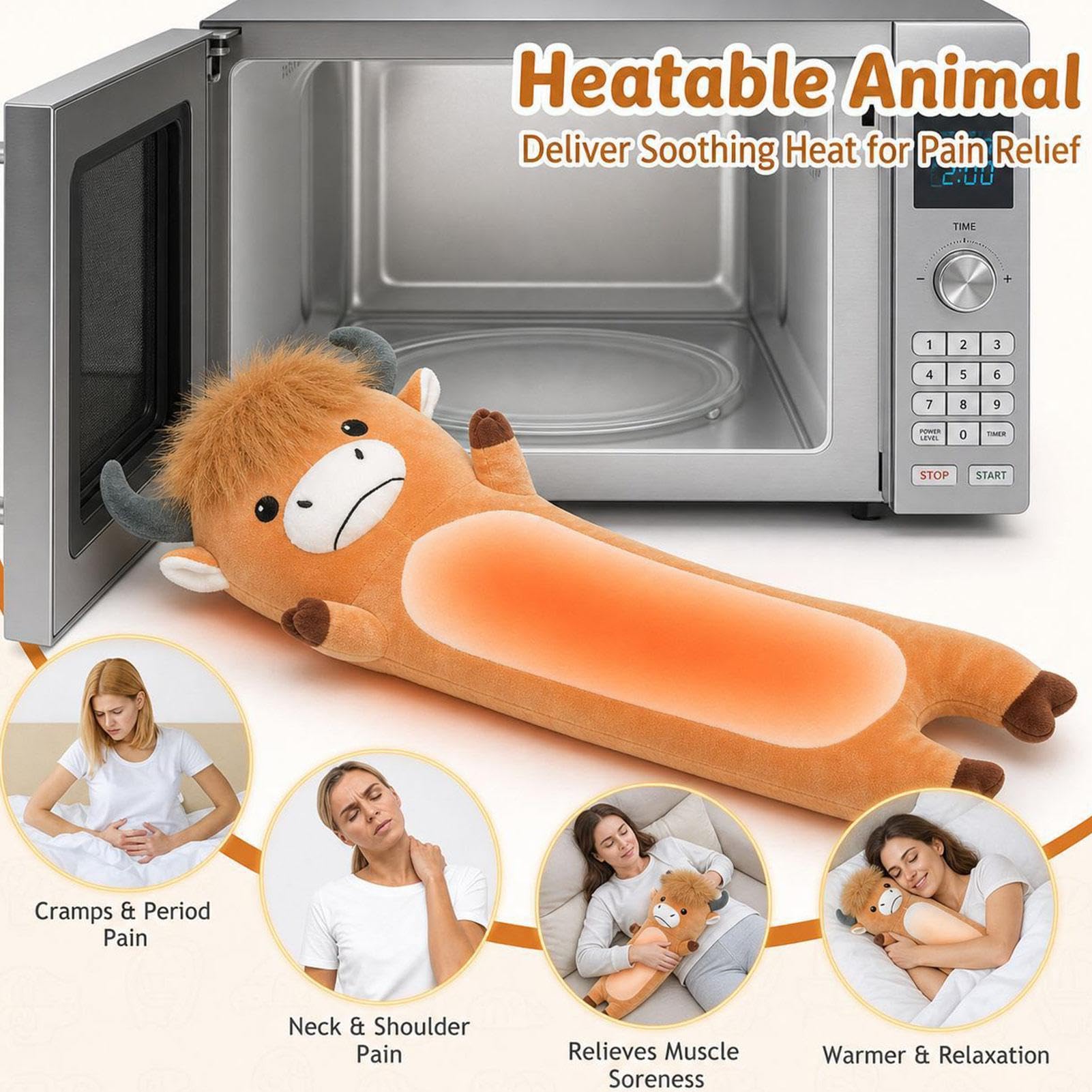 Peluche Riscaldabile in Microonde Peluche Raffreddabile Compagno Giocattolo