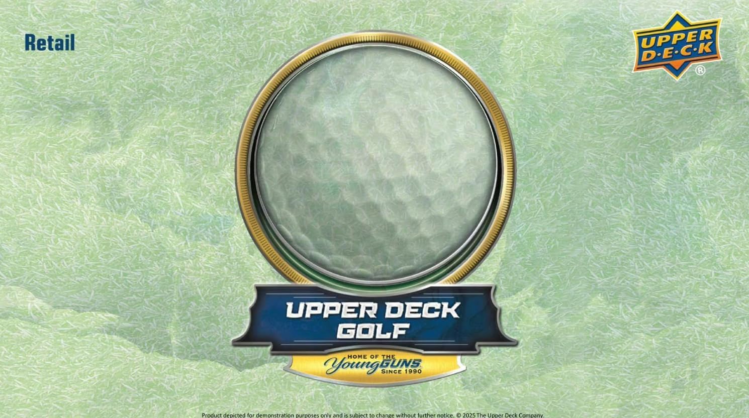 2026 Upper Deck Golf Tin, 8 Packs per Tin, 12 Cards per Pack