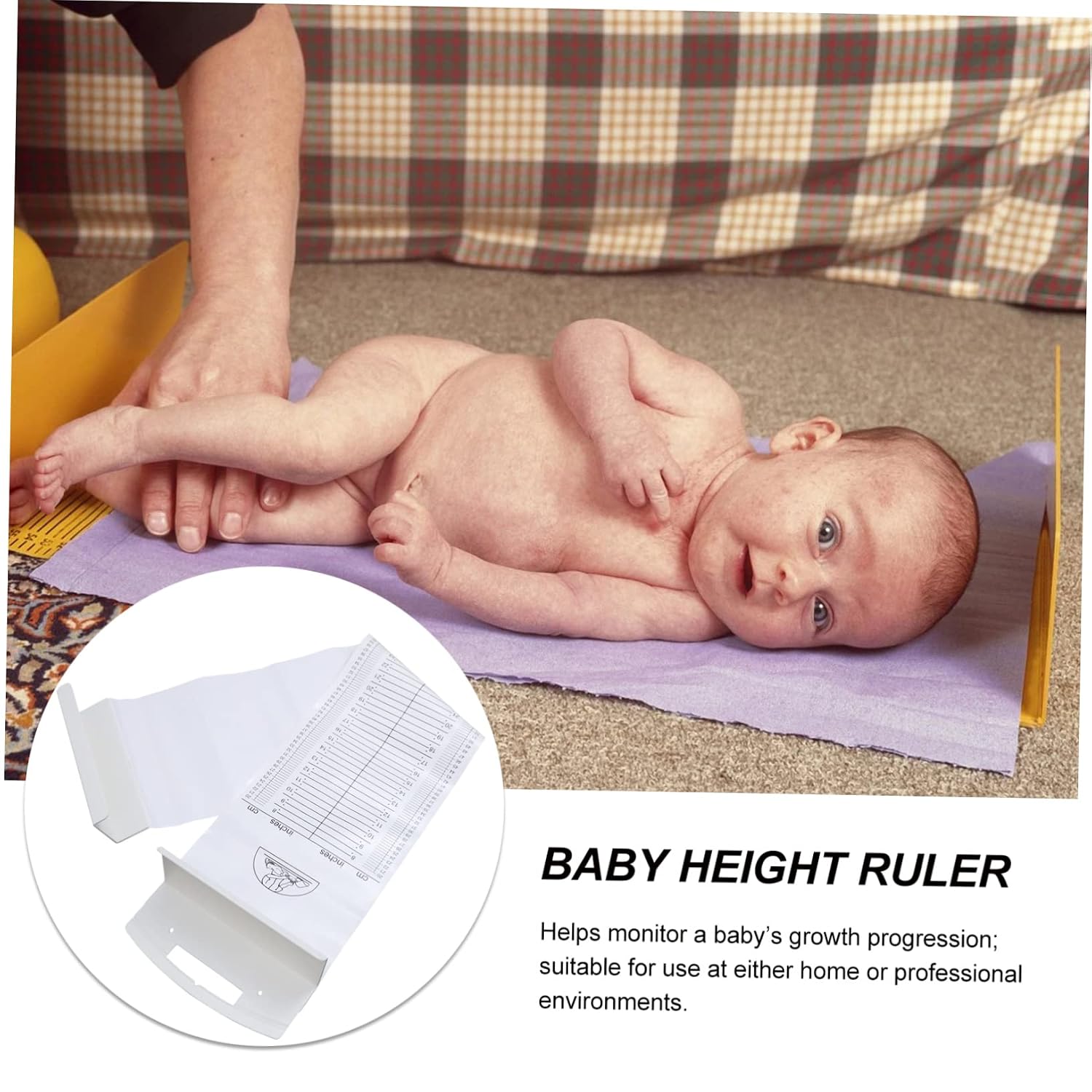Boy Girl Height Measure Mat Soft Height Ruler for Accurate Measuring Washable and Portable Boy Girl Growth Chart for Home Use