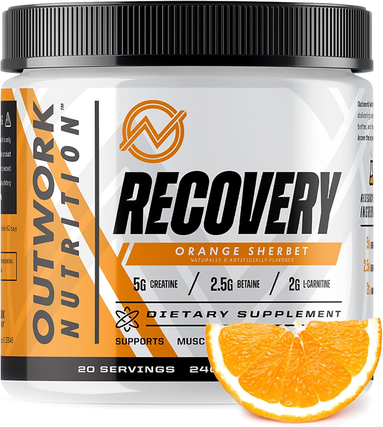 Outwork Nutrition Recovery Supplement - Post Workout Recovery Drink & Muscle Builder - Backed by Science (240 Grams) (Gummy Bear Burst, 8.46) : Health & Household