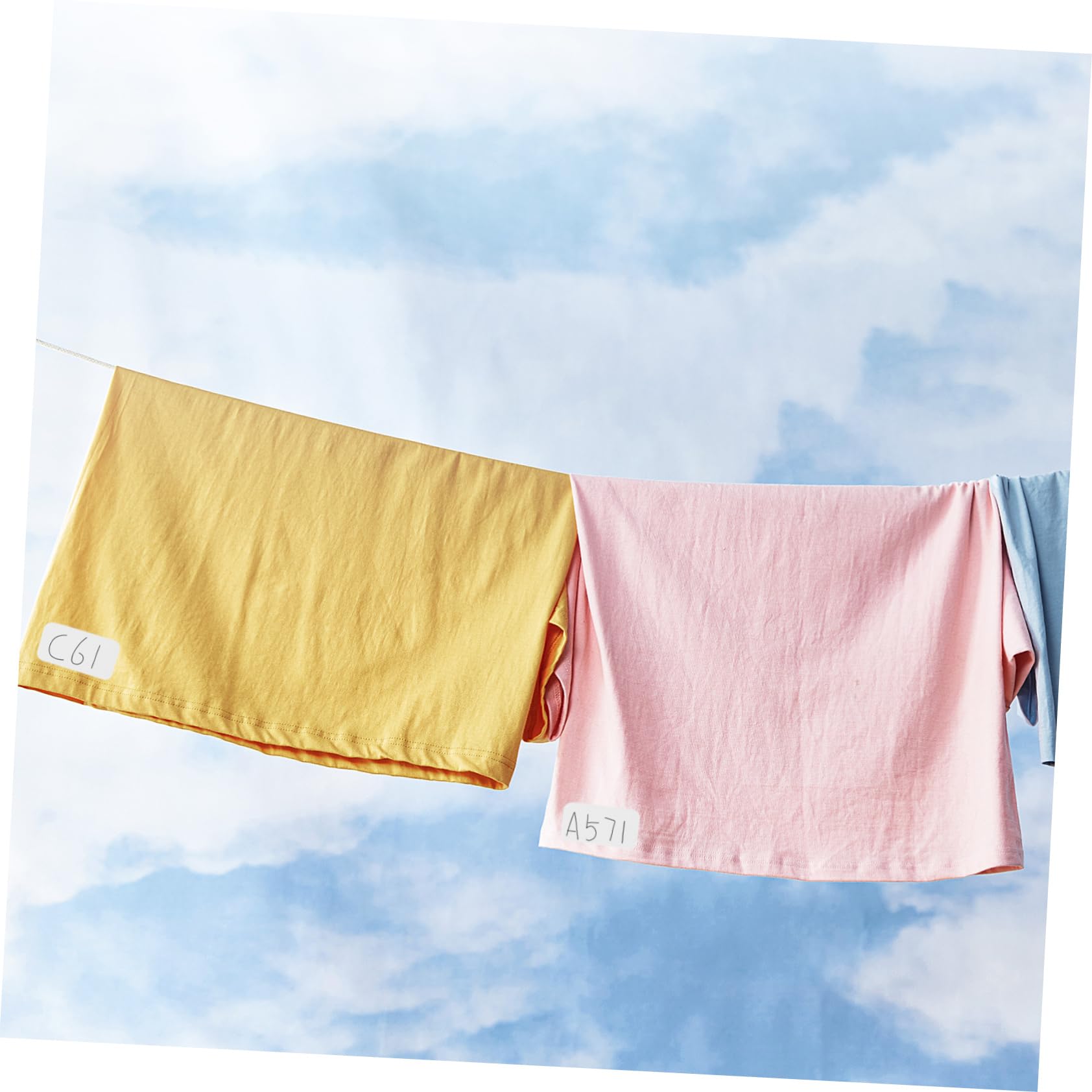 STOBOK 480stücke Selbstklebende Beschriftbare Wäscheetiketten Für Kleidung Praktische Waschbare Namensetiketten Einfachen Kennzeichnung Von Textilien