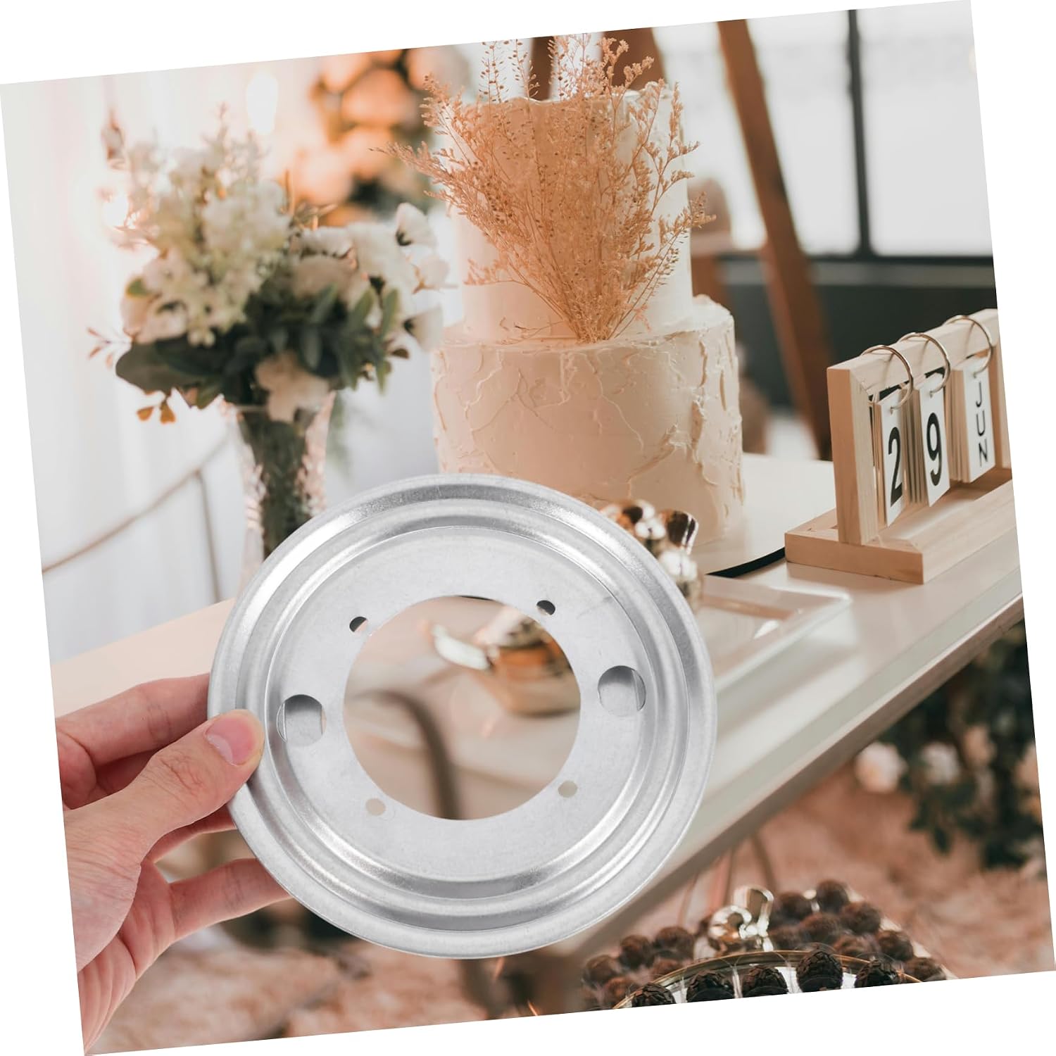 Heavy Duty Rotating Turntable Ball Bearings Lazy Susan Hardware for Tv Stand Cabinet Computer Monitor Easy Assembly Quiet Rotation