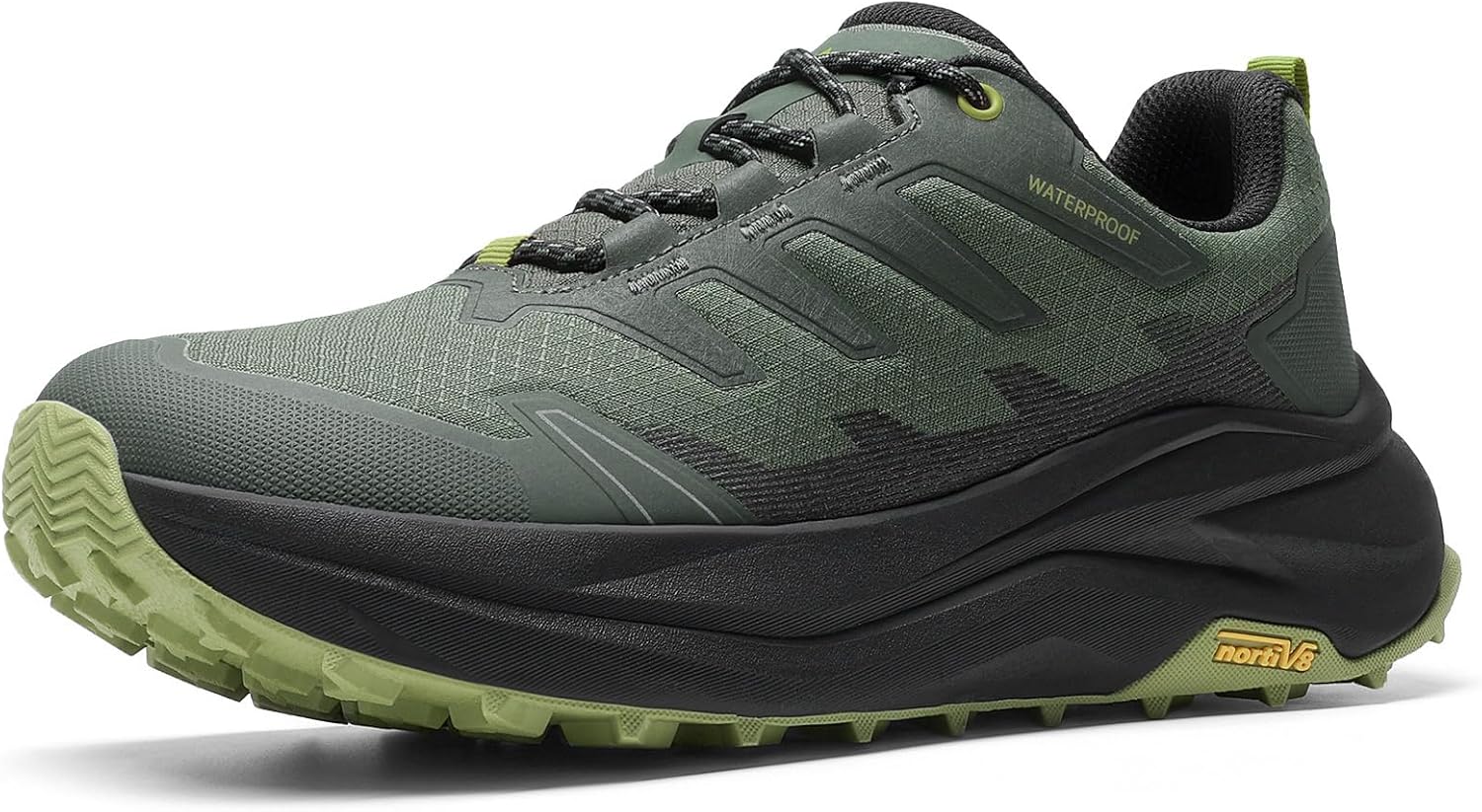 NORTIV 8 Men's Waterproof Wide Toe Box Hiking Shoes