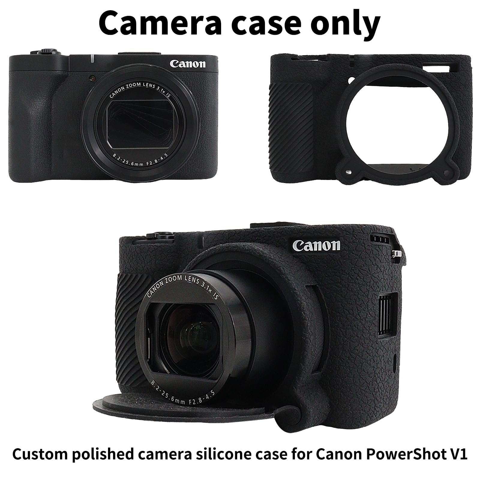 Amazon.co.jp: VOVMOEYA カメラケース Canon PowerShot V1用
