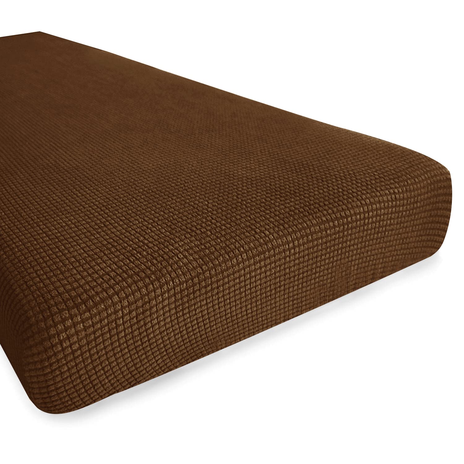 Hokway Couch Cushion Covers Stretch Cushion Covers Sofa Seat Cushion Slipcover Cushion Protector(Coffee, Medium)